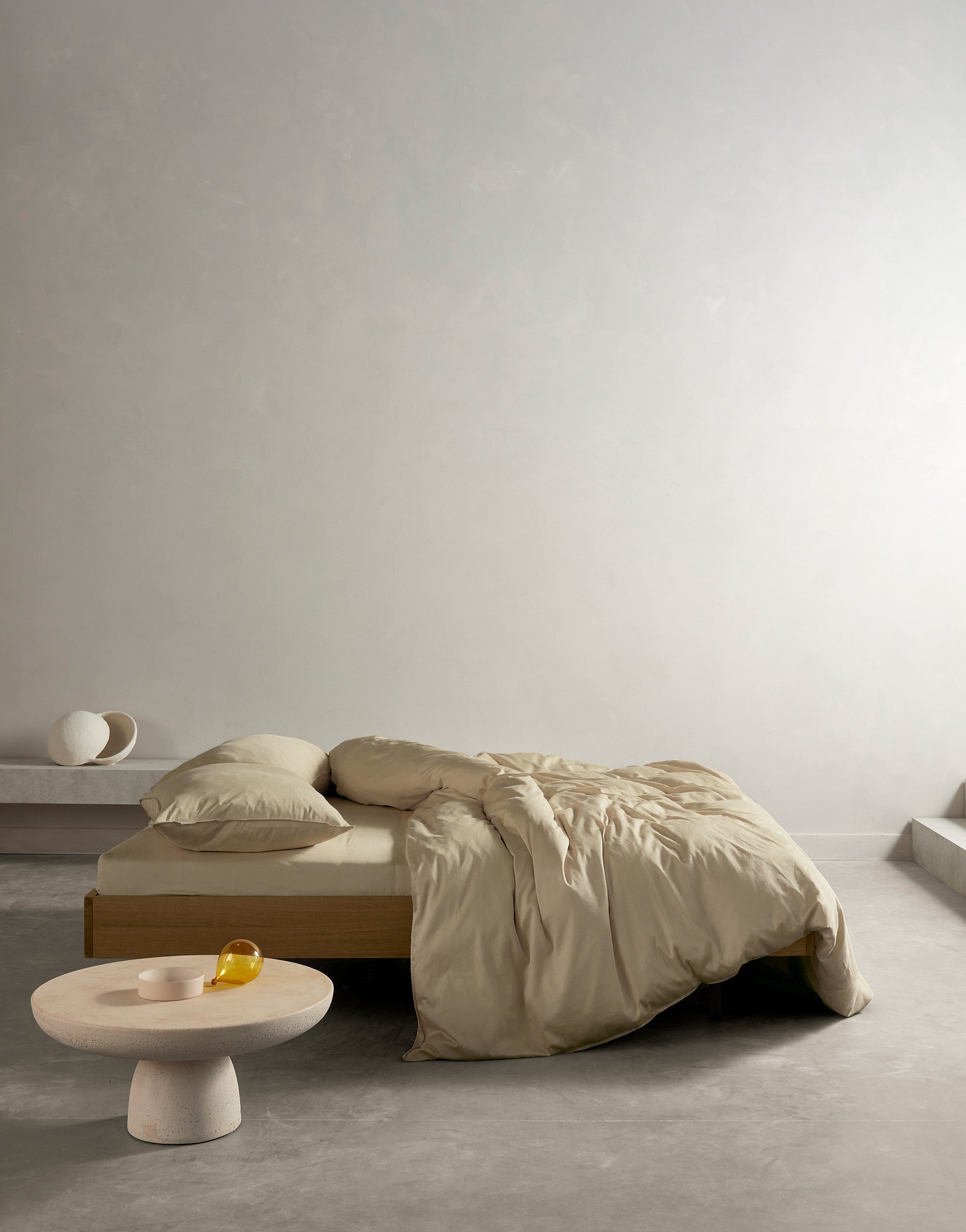 Essenza Minte Dekbedovertrek 200 x 200 220 cm - Taupe