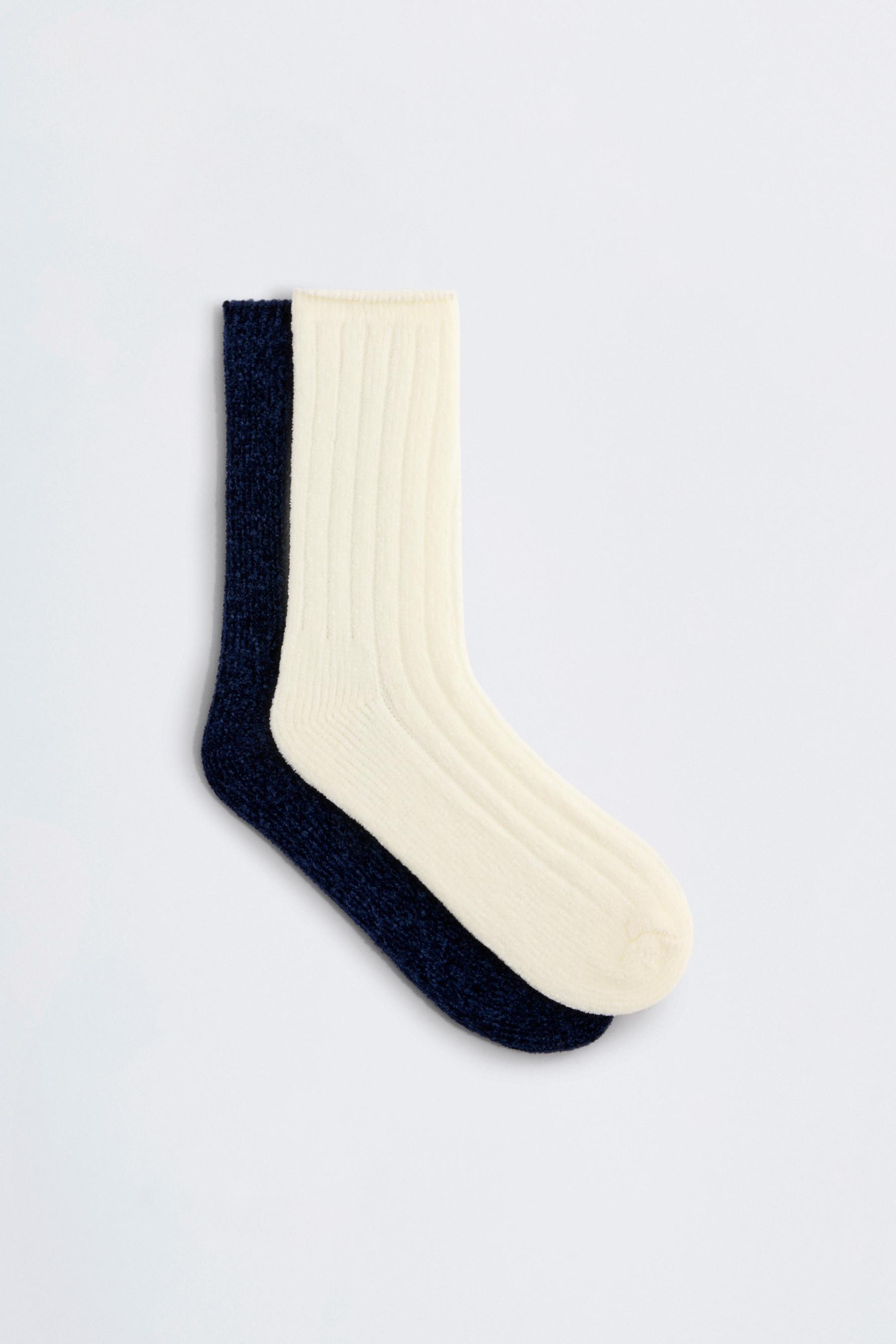 Calcetines largos chenilla (Pack 2)