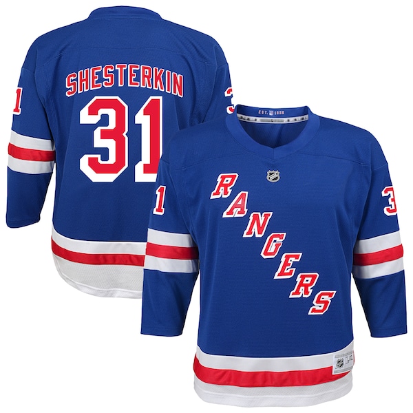 Igor Shesterkin New York Rangers Youth Home Replica Player Jersey - Blue/Navy