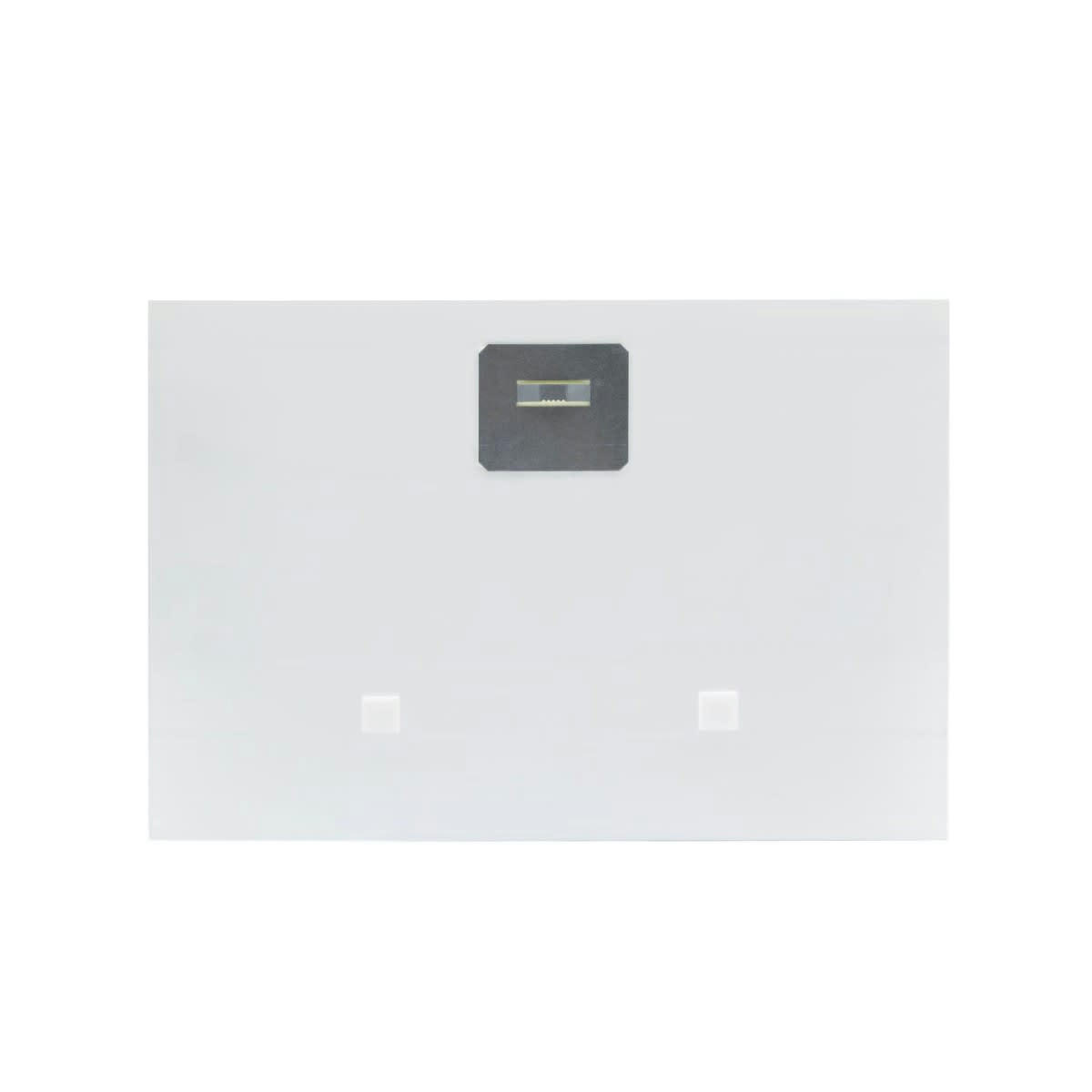 PLAGE - Tableau sur verre plage de palmiers 45x65 cm