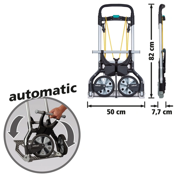 Sackkarre, max. 100 kg, Stahl/Aluminiumguss