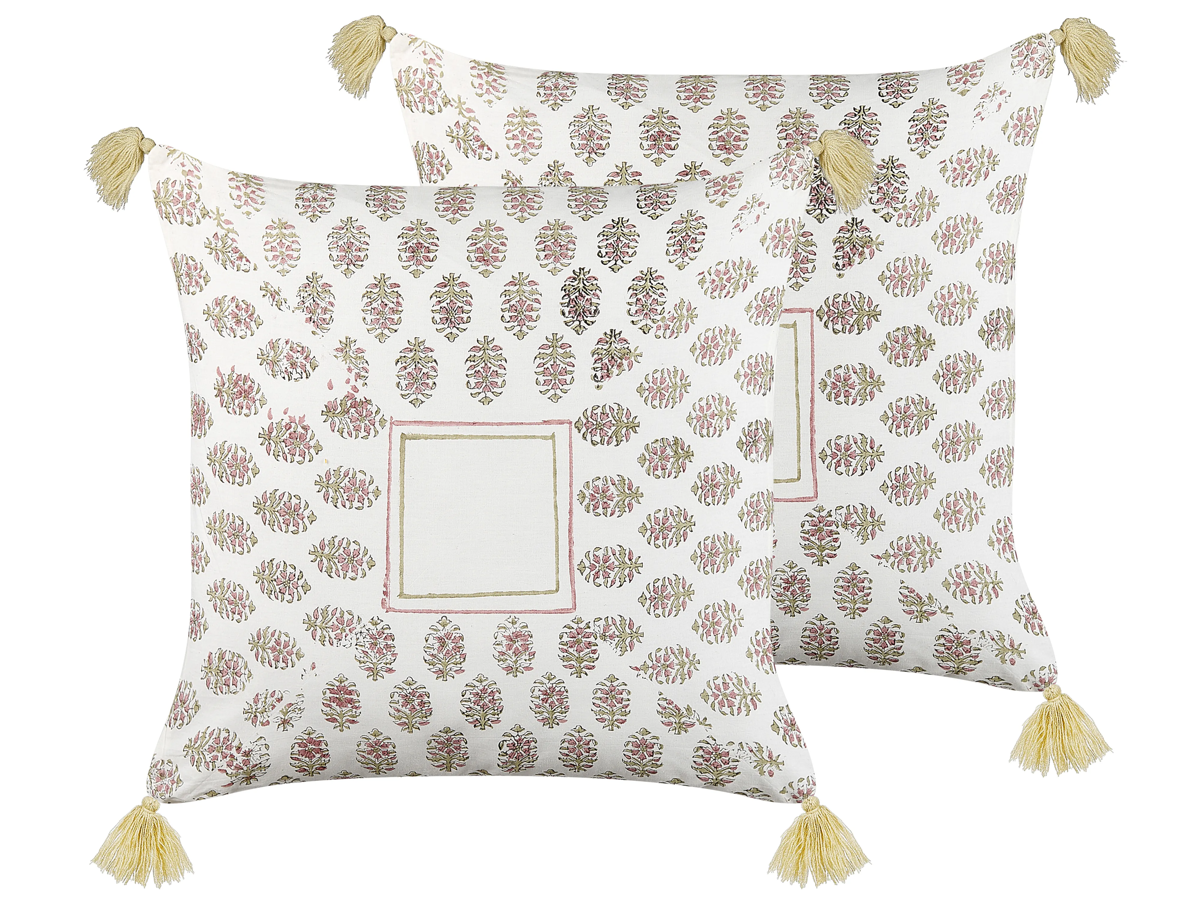 Throw Cushion SETOSA Cotton 45 x 45 cm Multicolour Geometric Pattern