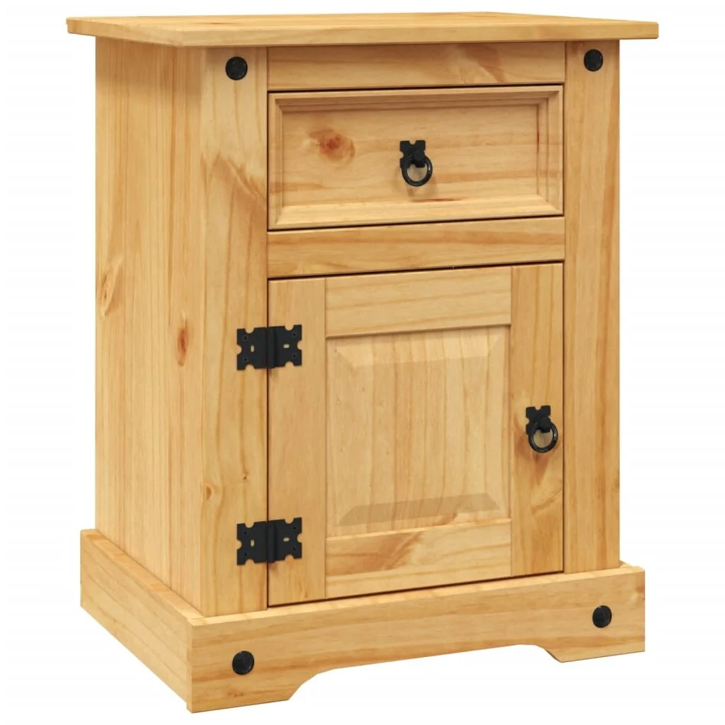 vidaXL Bedside Cabinet, 20.9x15.4x26 Inches
