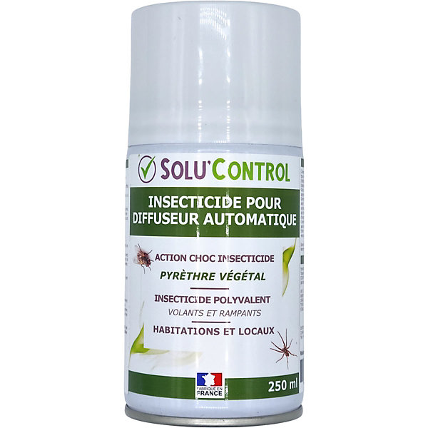 Kit Diffuseur Automatique avec télécommande   Aérosolau Pyrèthre Végétal 250 ml - Anti-Mouches &Anti-Moustiques -
