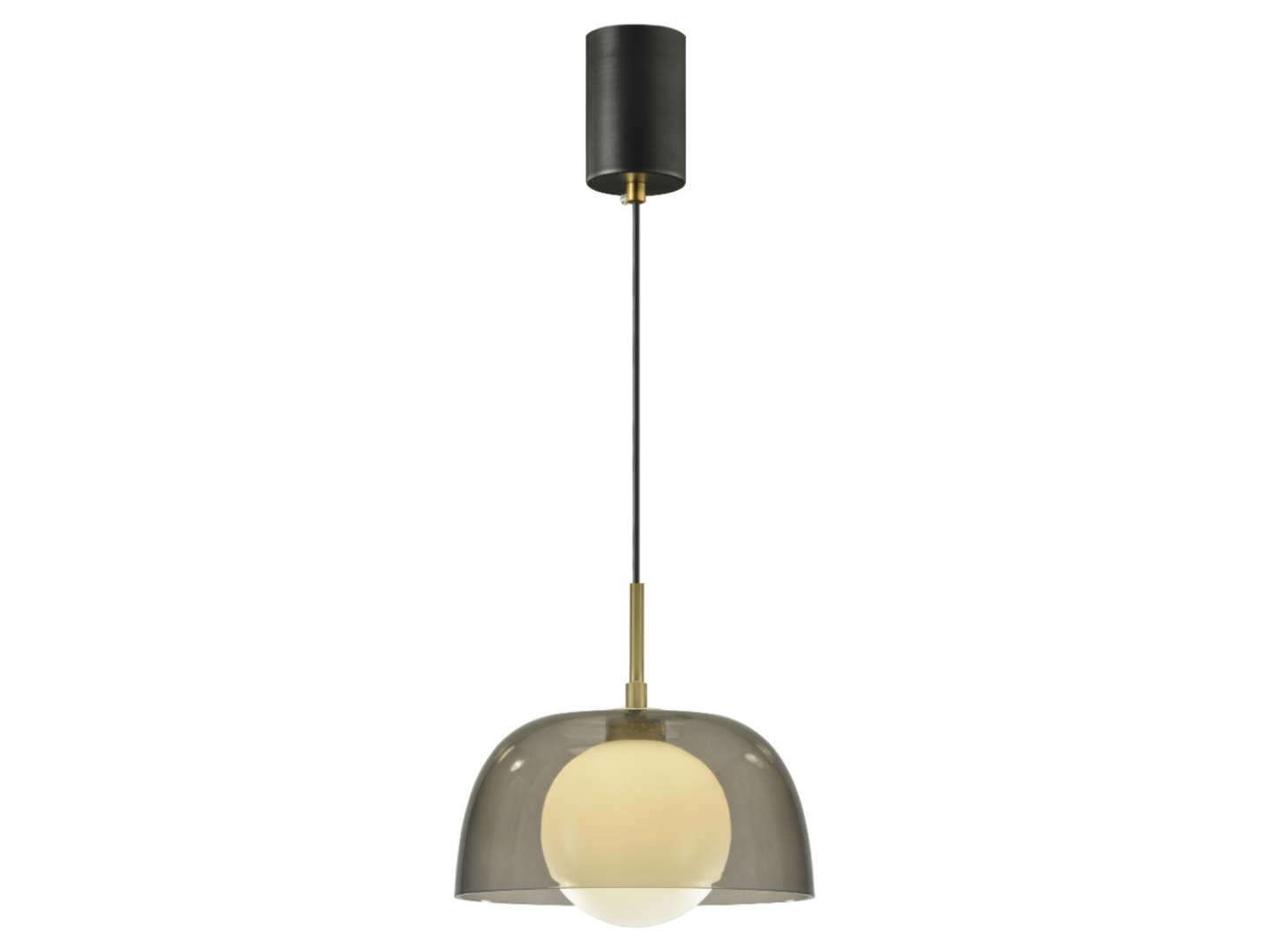 Lampa wisząca Kos 5113-1P czarna
