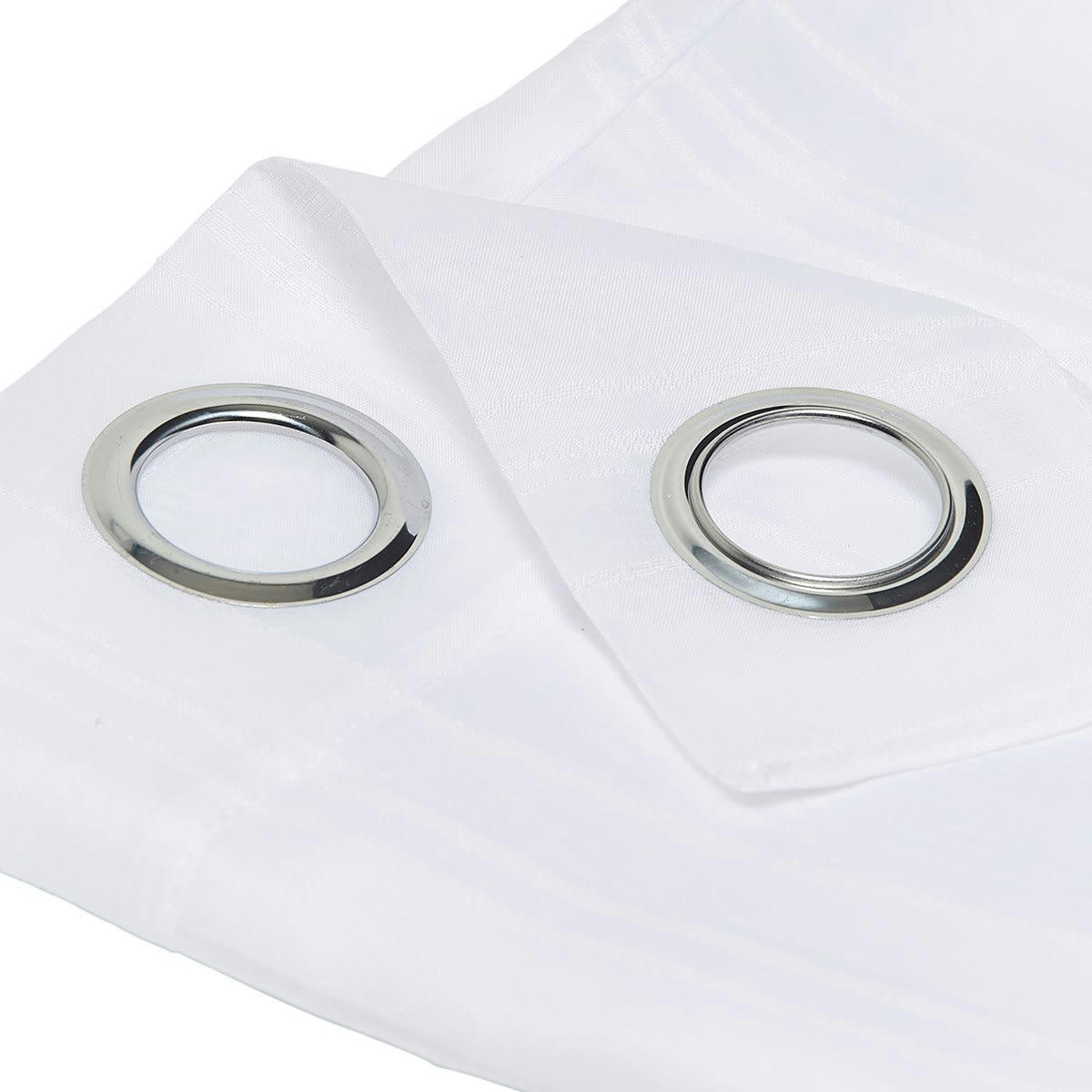 - Voilage en Polyester Blanc 135x240 cm