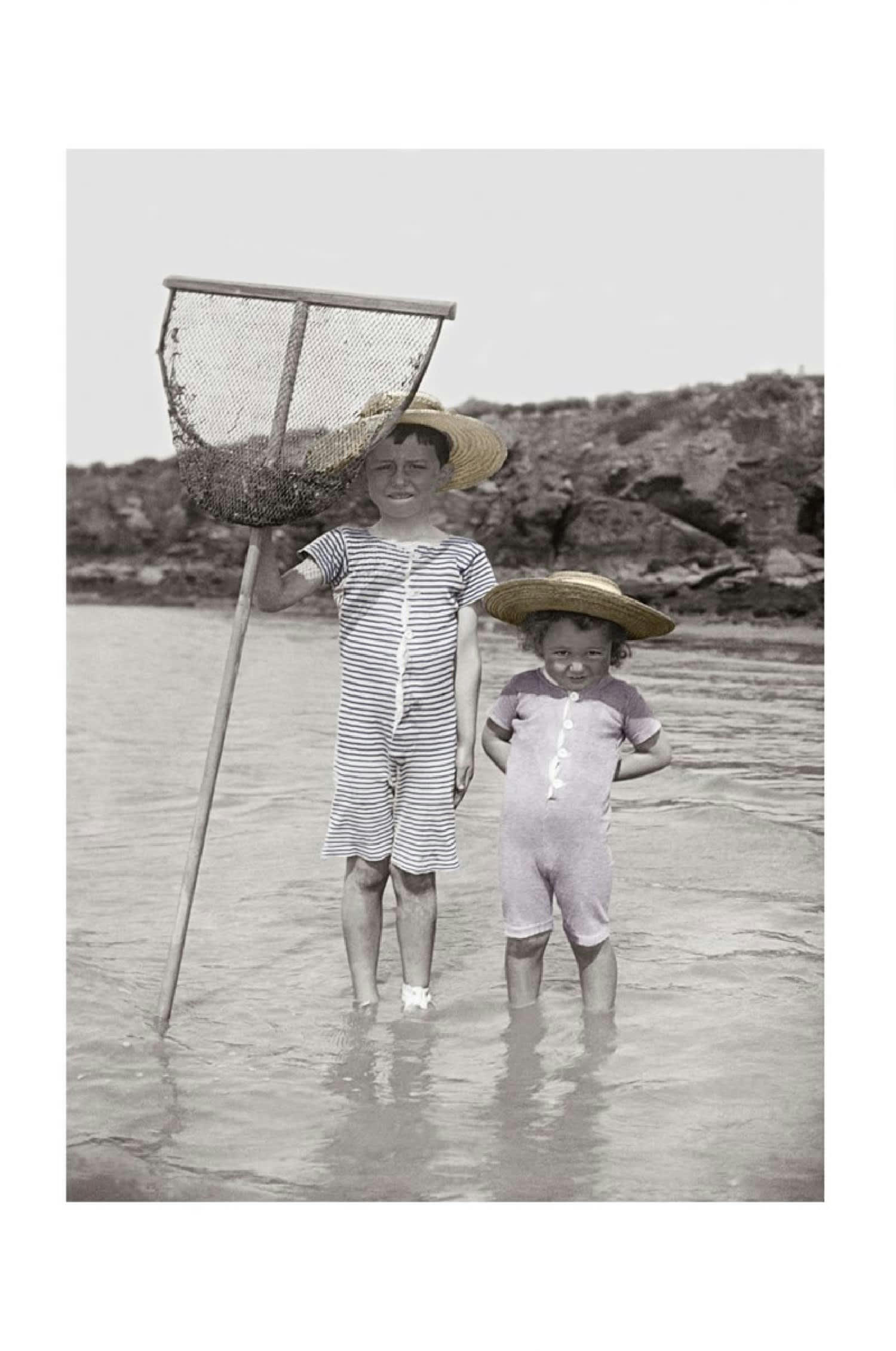 KELEPOQ COULEUR - Photo ancienne couleur enfance n°33 alu 30x45cm