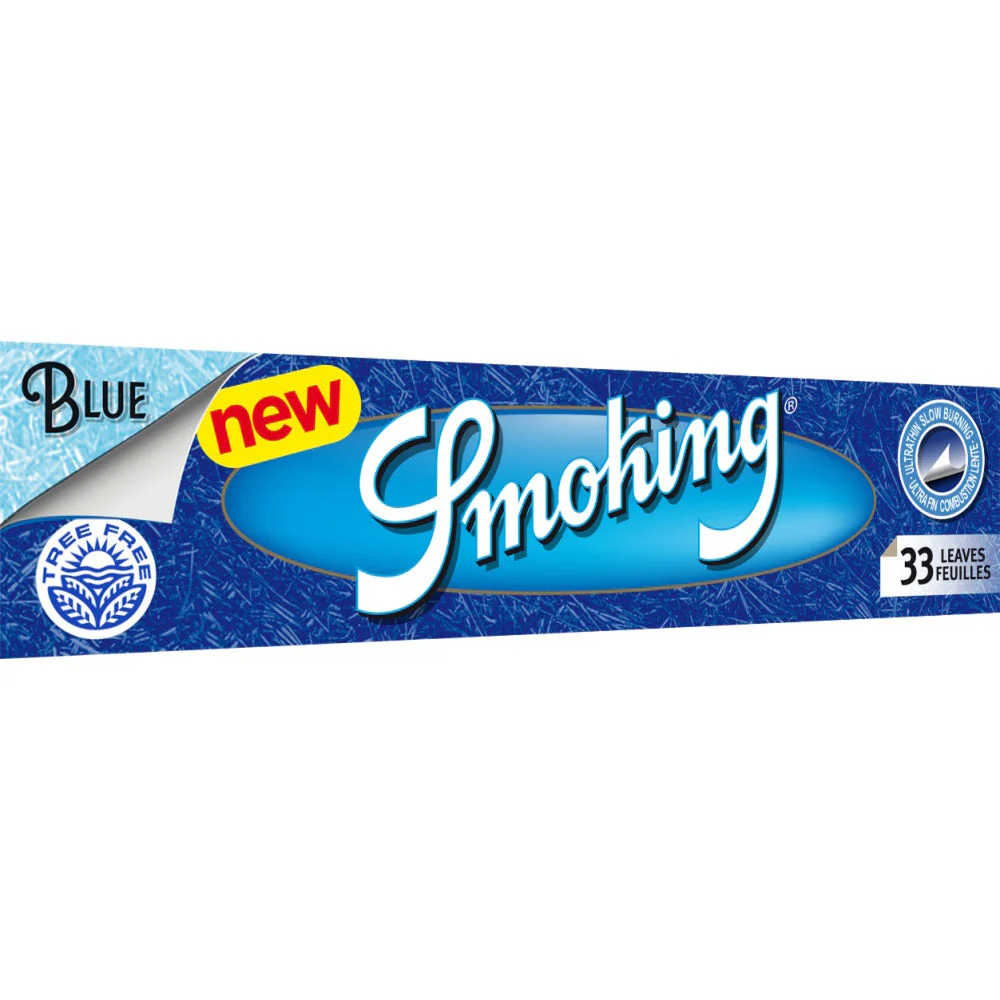 Smoking Blue Tree Free Slim Kingsize Papers