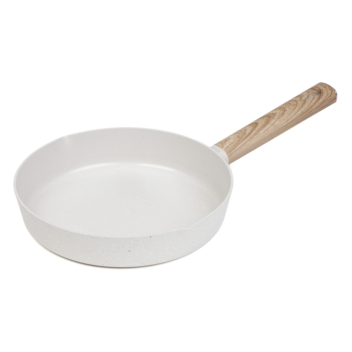 Patelnia LOREBURN z powłoką ceramiczną śmietankowa 24 cm HOMLA