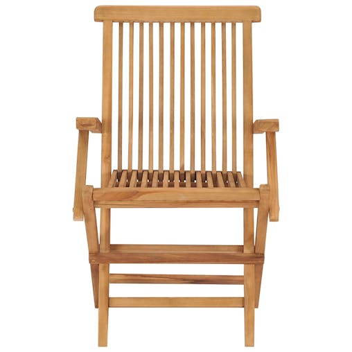 NNEVL Garden Chairs 8 pcs Solid Teak Wood