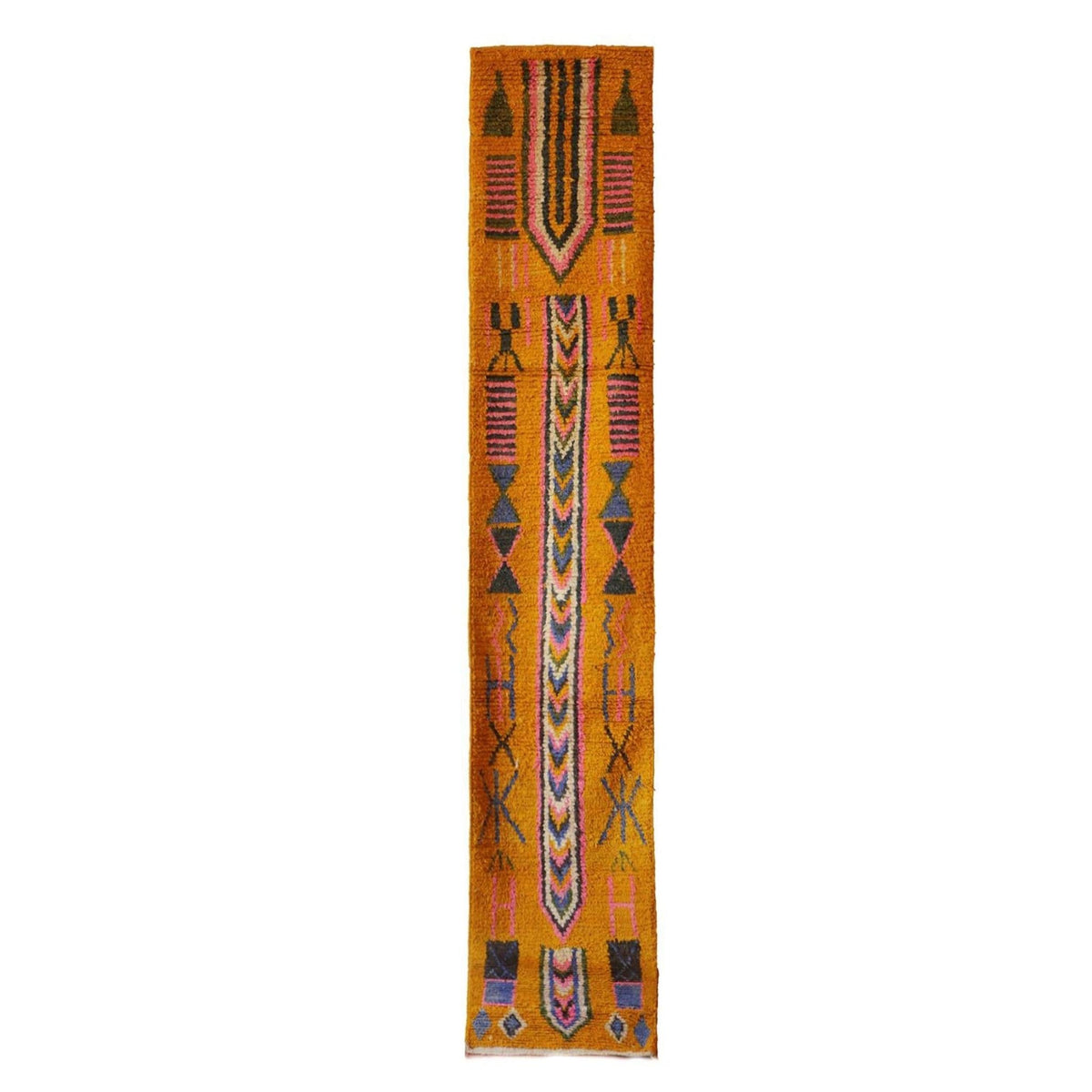 AFK Living vloerkleed Berber - handgemaakt - Wol - 80 cm x 240 cm
