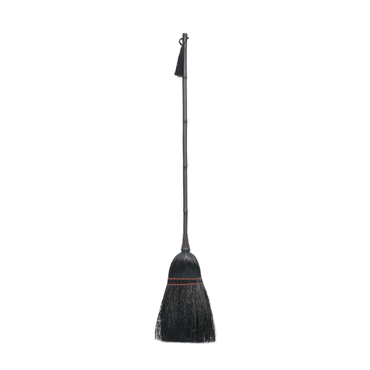 BIG BROOM - Grande brosse en bois et herbe noir