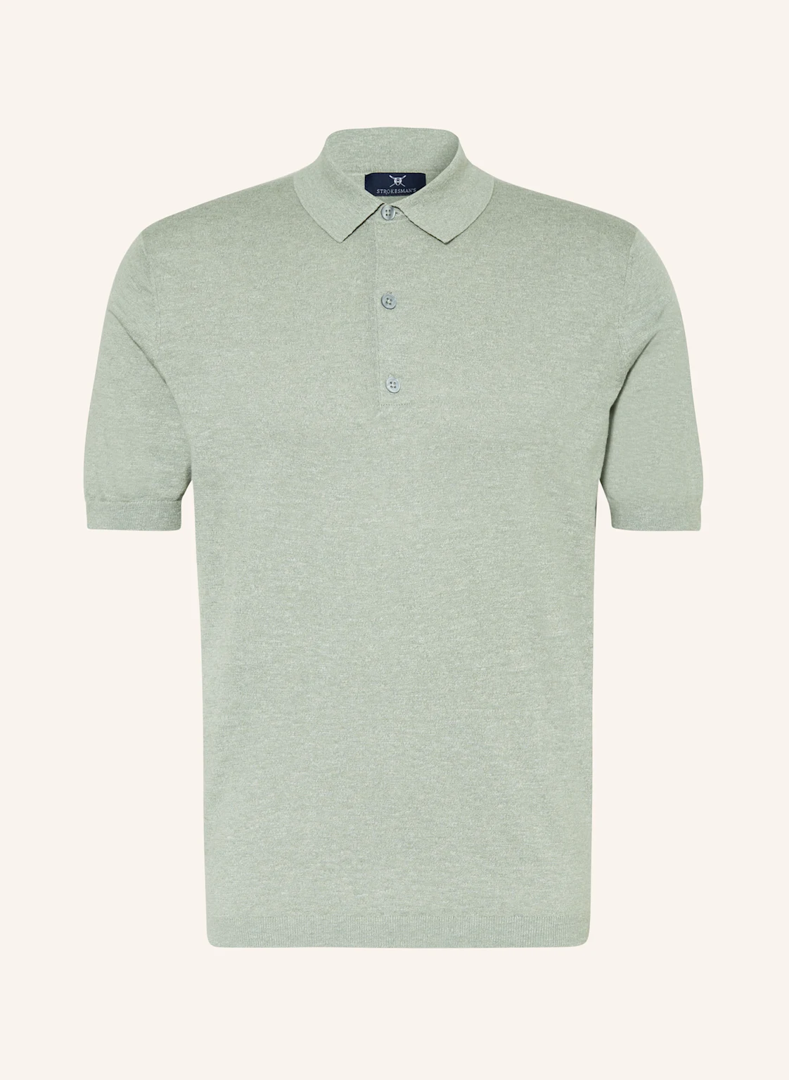 STROKESMAN'S Strick-Poloshirt