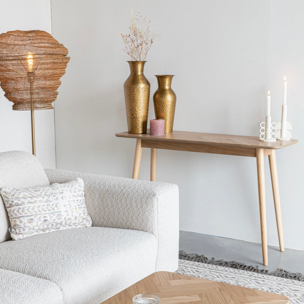 By fonQ Fabio Sidetable 120 x 40 cm - Bruin