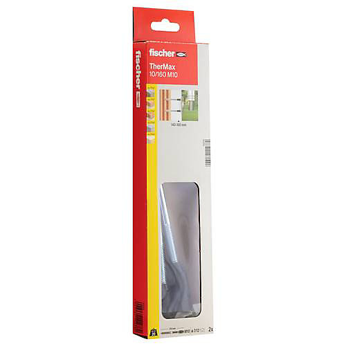 Fischer TherMax 10/160 M10 Système de montage à distance 220 mm - fixation isolant sans pont thermique