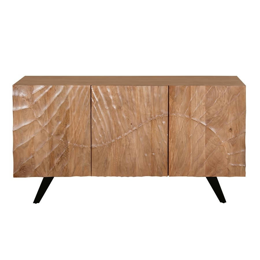 - Commode en manguier avec 3 portes