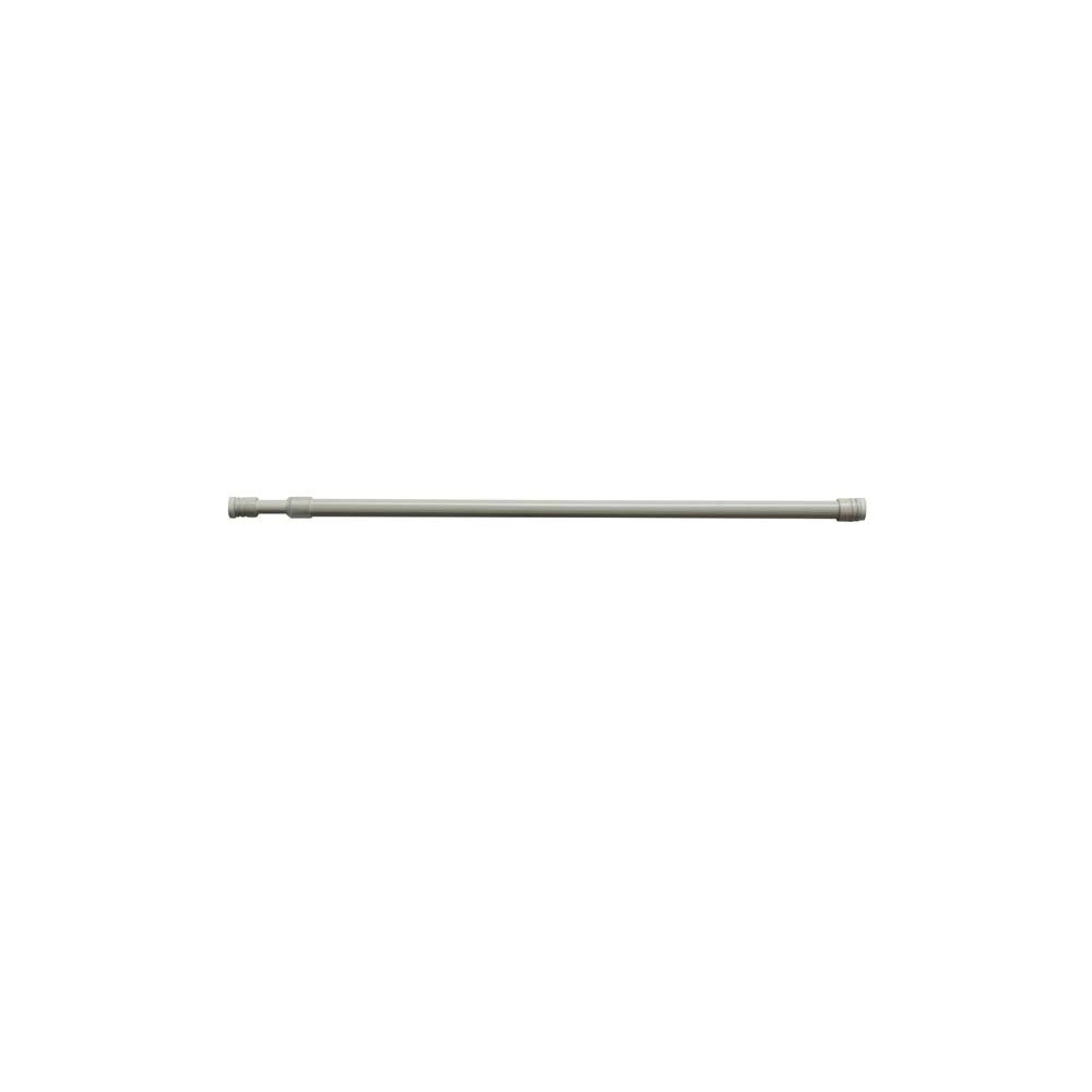 Tringle de vitrage Autobloquante Extensible 30-50 cm métal Blanc