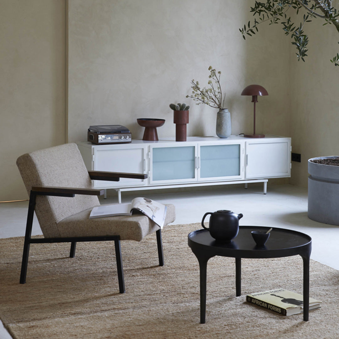 New Routz Dallas Salontafel H 37 x Ø 60 cm - Zwart