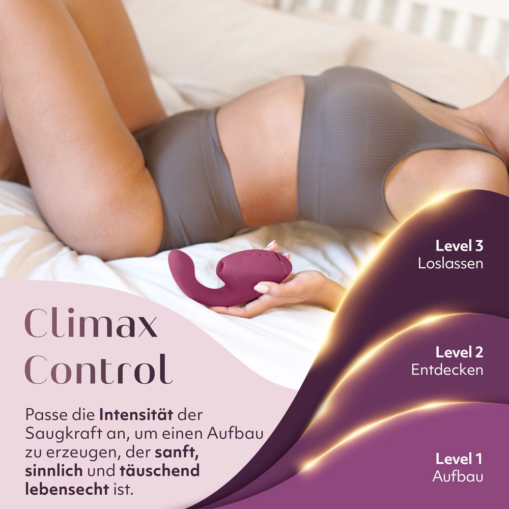 Next Duo - Klitoraler & G-Punkt Dual-Stimulator mit 3D Pleasure Air