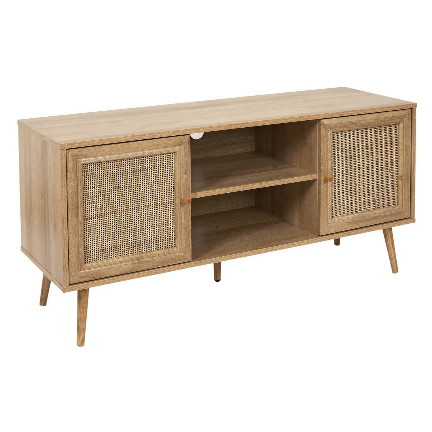 SZAFKA RTV Bali stojąca STYL BOHO 115x56,5x39 cm Z MDF