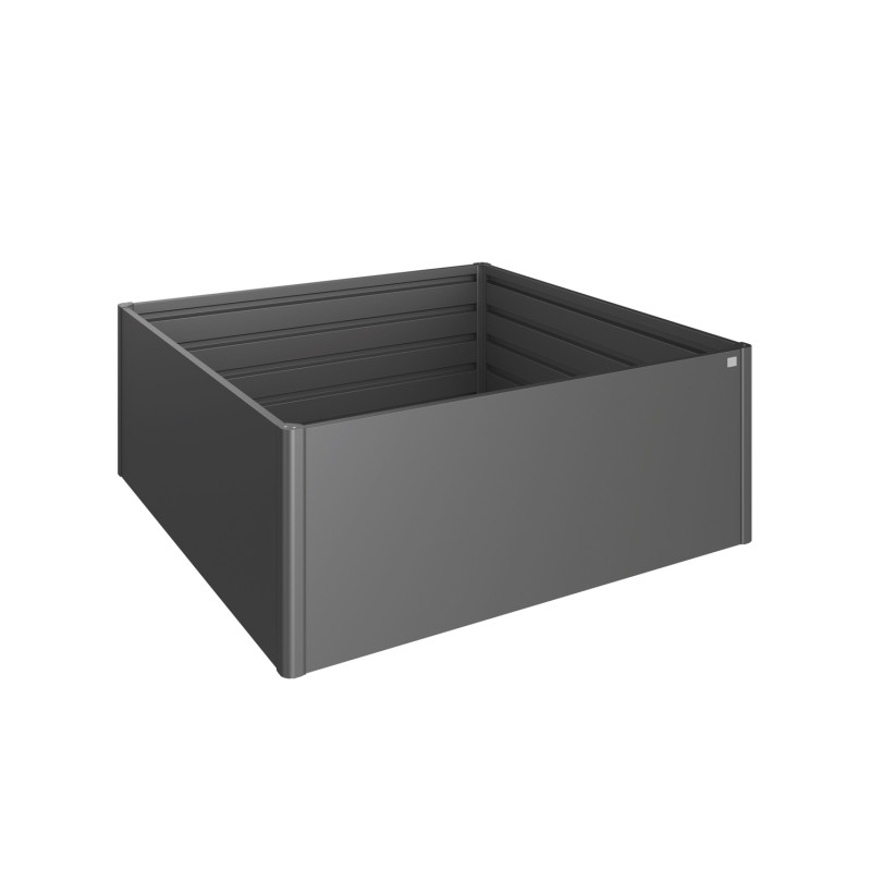 Potager surélevé gris foncé 2 x 2 x 0,77 m BIOHORT