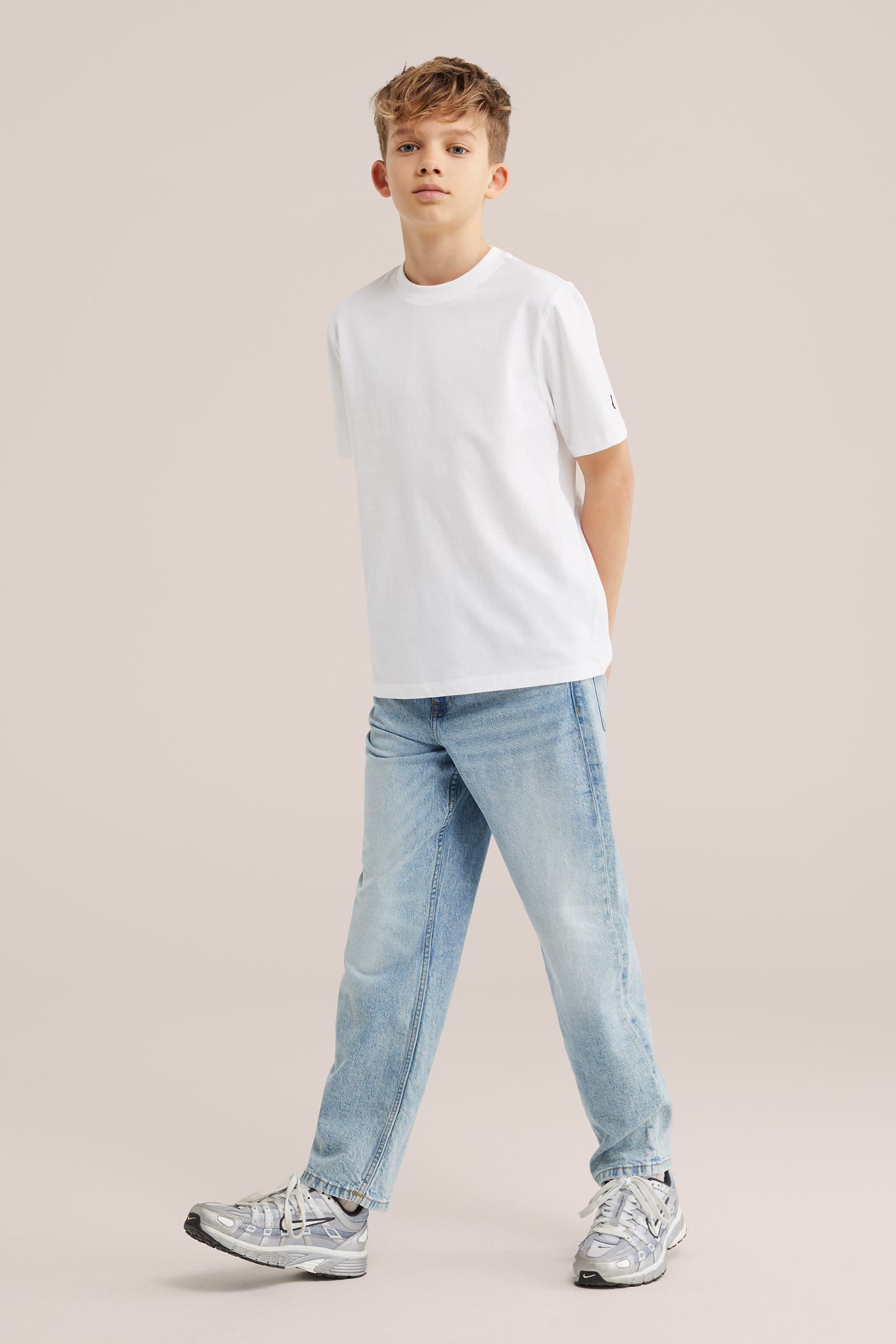 Jongens T-shirt met embroidery, 2-pack