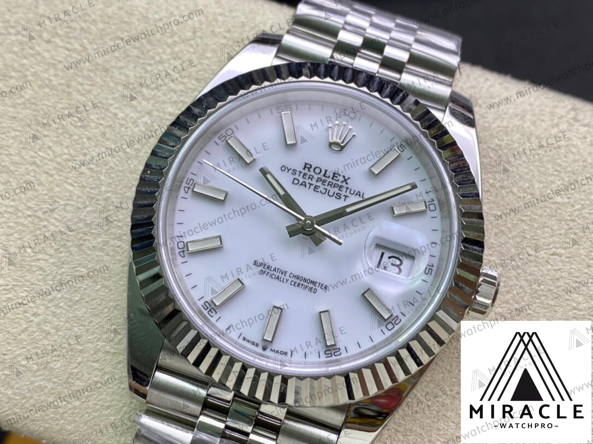 ROLEX-DATEJUST-REF.M126334-0010-ELITE CLONE-41MM-Replica Watch