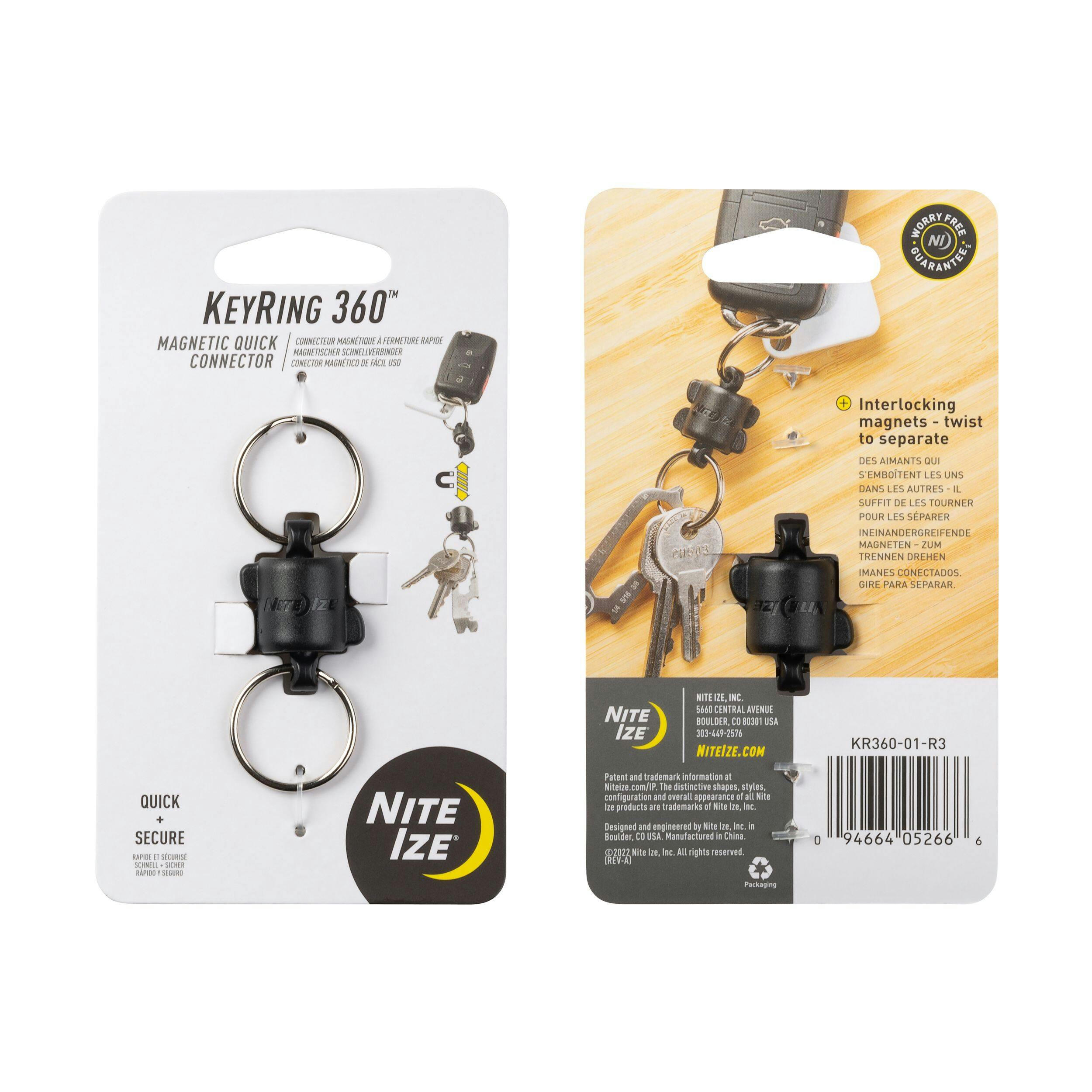 Nite Ize 360™ Magnetic Quick Connector Key Ring