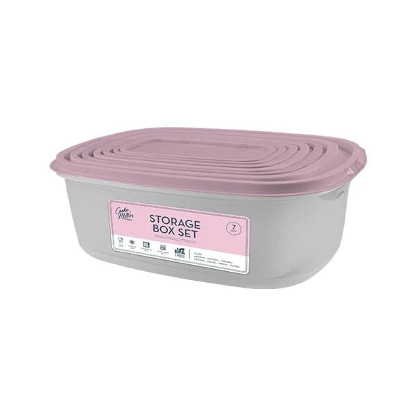 Cooke & Miller Pastel Storage Box Set 7