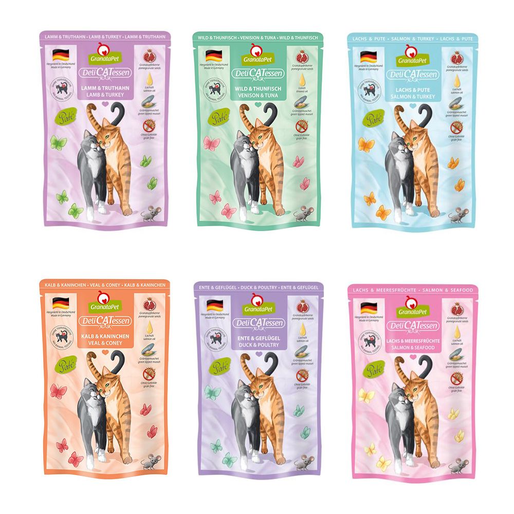GranataPet DeliCatessen Pouch Taster Pack 6 x 85g