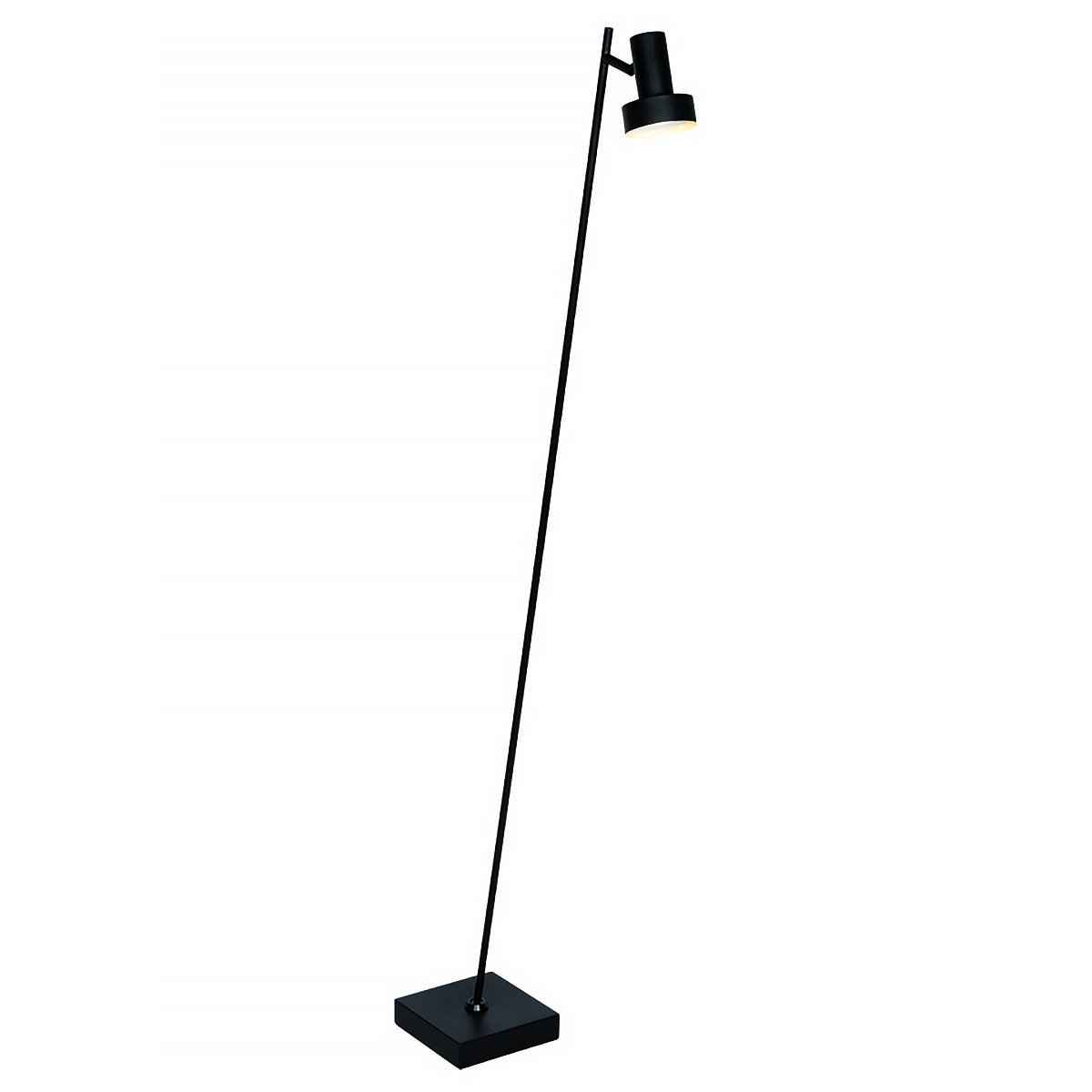 Freelight vloerlamp Lunata - 1 lichts - 15 x 130  cm - zwart