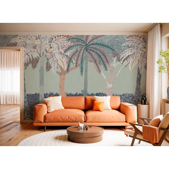 Fototapete »Patterned Palms«, BxL: 400x250 cm