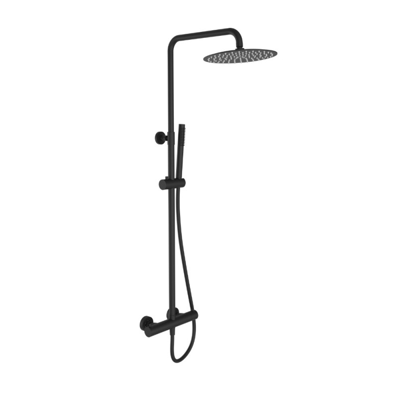 Colonne de douche Bormio noire THYS
