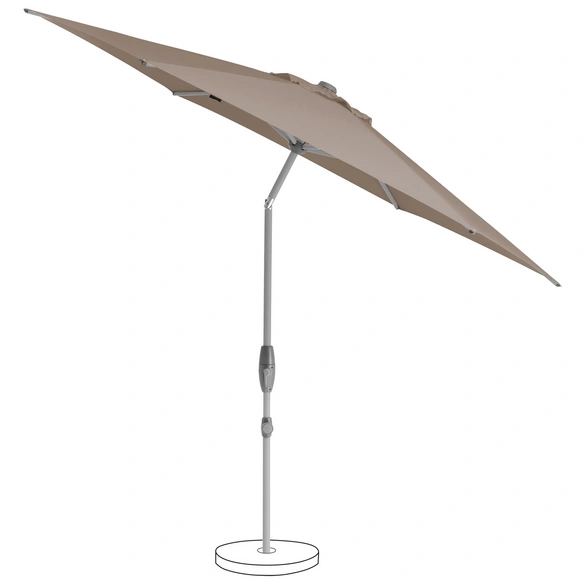 Sonnenschirm, Ø 300 cm, taupe