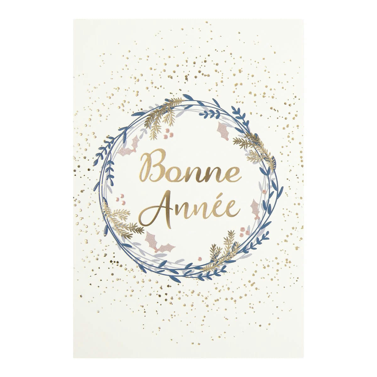 - Carte De Vœux Céleste Couronne Fleur