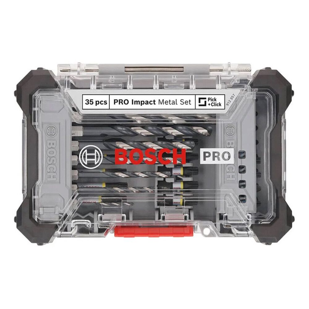BOR-/BITSSETT BOSCH PRO IMPACT HSS 35 DELER