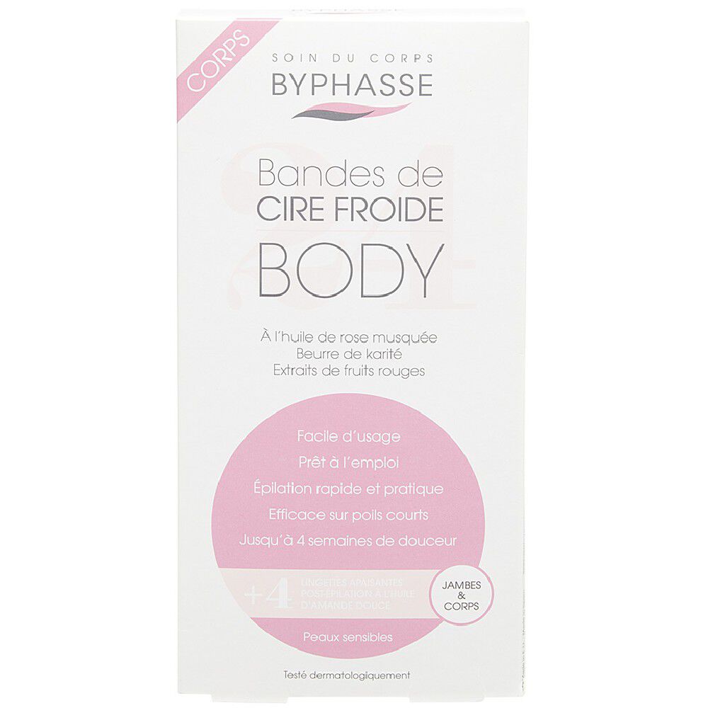 Bande de cire froide x24 jambes et corps peaux sensibles