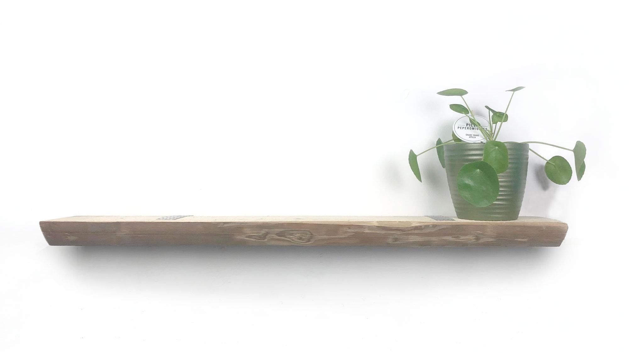 WoodBrothers Barnwood zwevende wandplank 80x18x4cm