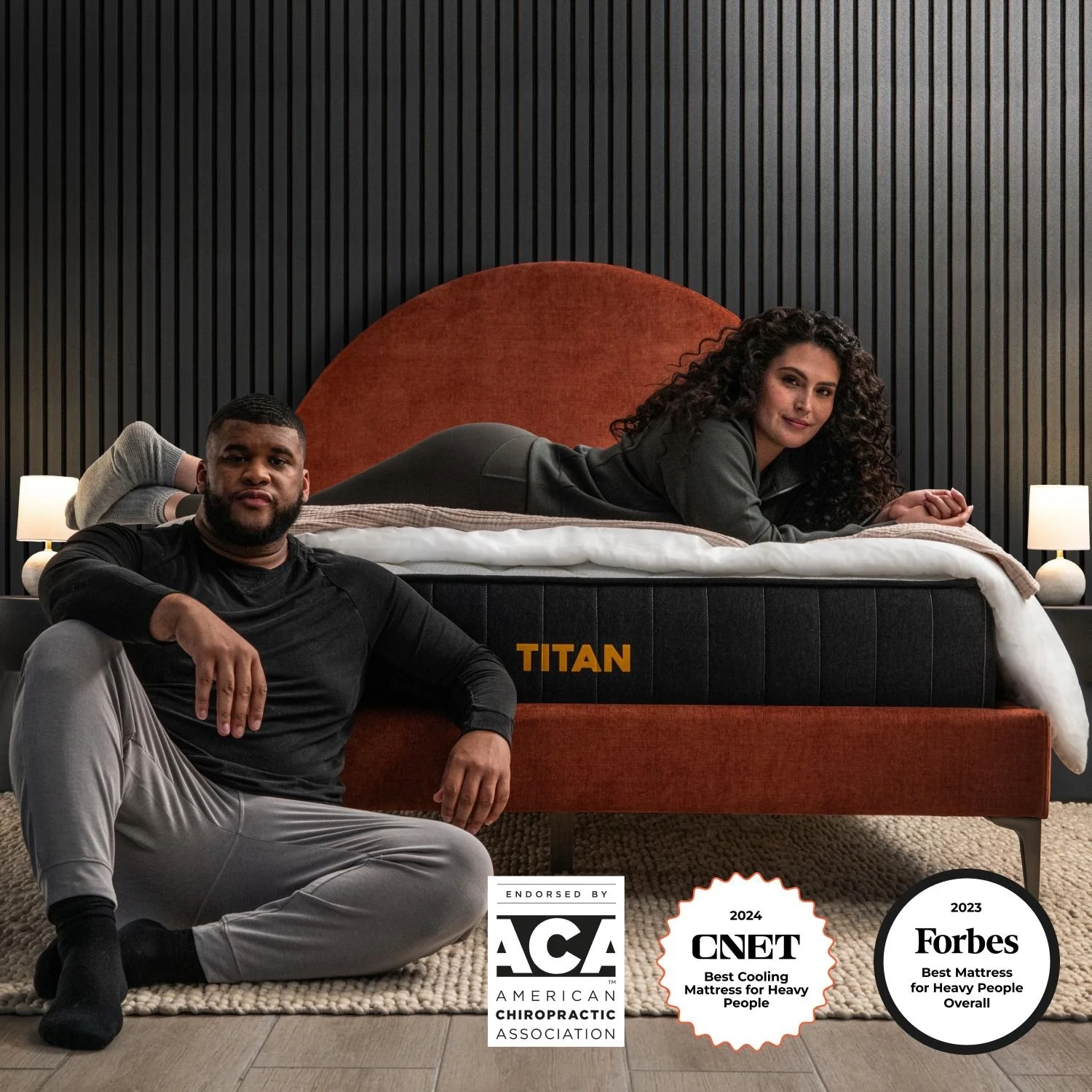 Brooklyn Bedding Titan 11 Hybrid for Plus Size Sleepers with Cooling Cover
