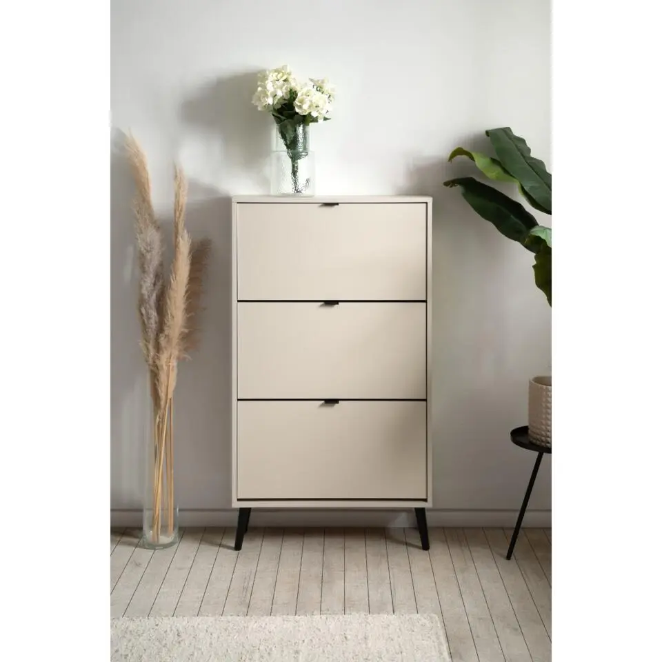 Calicosy - VIGO Schoenenkast - Terracotta - 24x70x125 cm