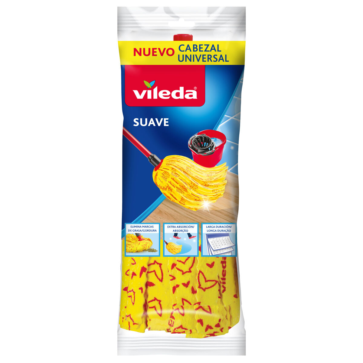 Recarga para esfregona suave ultra resistente VILEDA