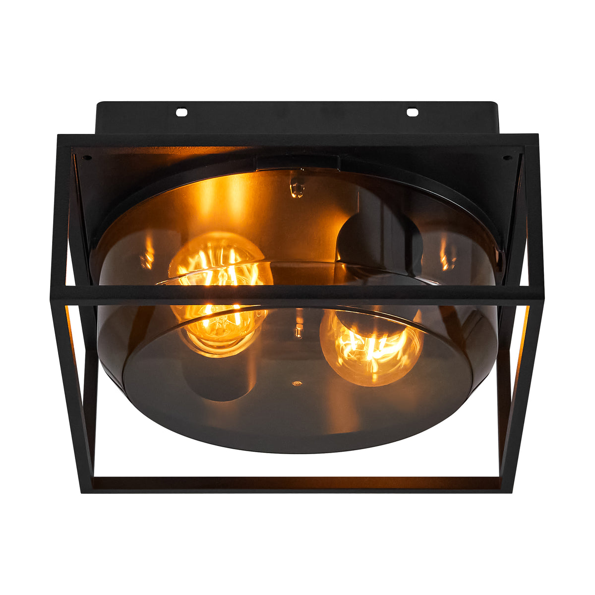 Nordlux Griffin | Plafondlamp | Smoked | E27