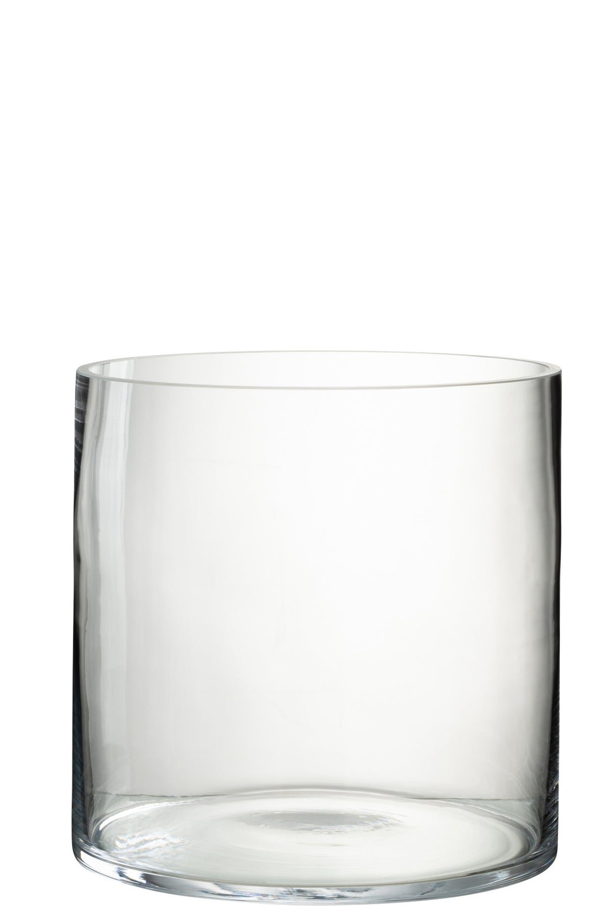 J-Line windlicht Rond - glas - transparant - large