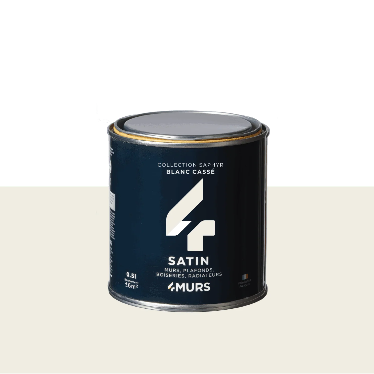 Saphyr Peinture Finition Peinture blanc cassé Satiné 0,5 L