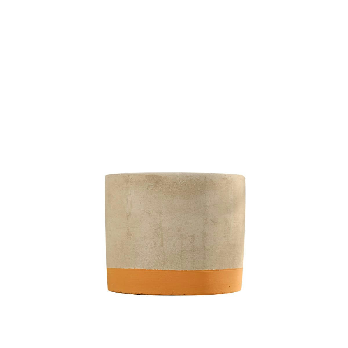 - Bougie extérieur pot béton 180g Oranger Citronnelle