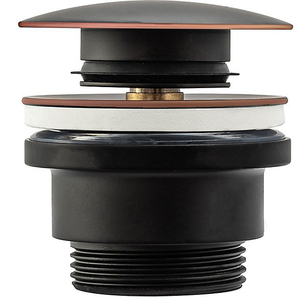 Bonde de lavabo universel REA Clic-Clac Old Black