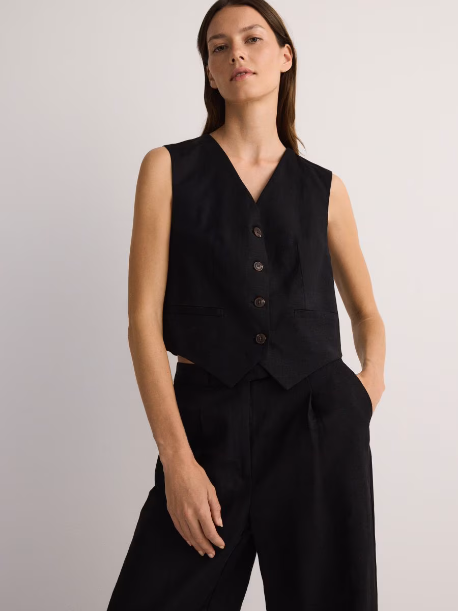 Linen Rich Suit Vest