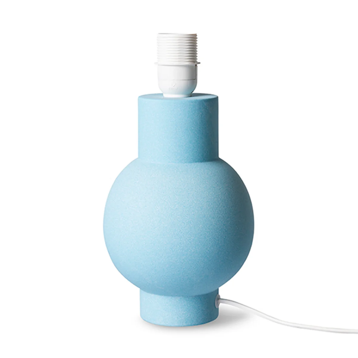 HKliving - Tischenleuchtenfuß aus Keramik, ice blue