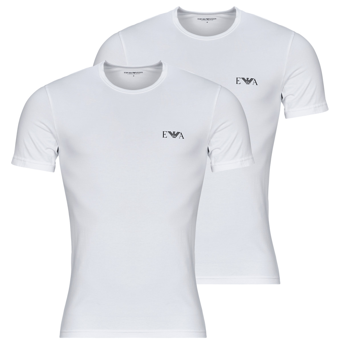 Emporio Armani - 2-PACK CREW NECK T-SHIRT AF14131 - White