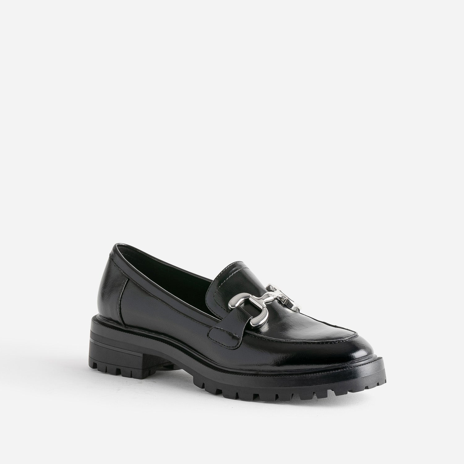 Mocassin TEXTO noir à maxi mors